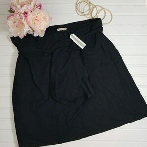 ❤️ Tulle Linen black skirt size medium